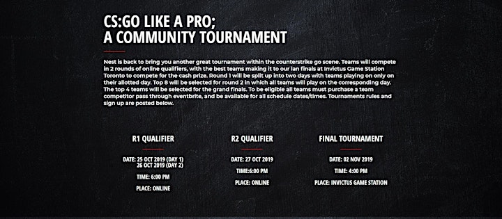 Counterstrike :GO Like A Pro; A Community Tournament image
