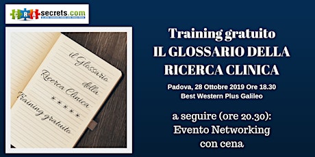 Training Gratuito a Padova: Il Glossario della Ricerca Clinica + Serata Networking