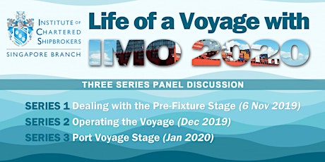 IMO2020 Series Talk  - Series 1 "Dealing with the Pre-Fixture stage" primary image