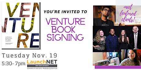 LaunchNET Venture Book Signing primary image