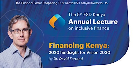 The 5th FSD Kenya annual lecture on inclusive finance primary image