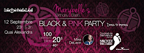 Black and Pink Party primary image