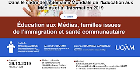 L'UNESCO à Montréal-Nord : Sensibilisation aux Médias et à l'Information