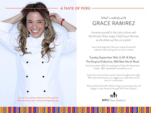 A Taste of Peru with Chef Grace Ramirez primary image