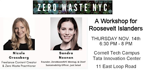 Engaged Roosevelt Island: Getting to Zero Waste in your Daily Life primary image