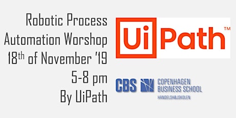 UiPath Live Academy - Robotic Process Automation Workshop primary image