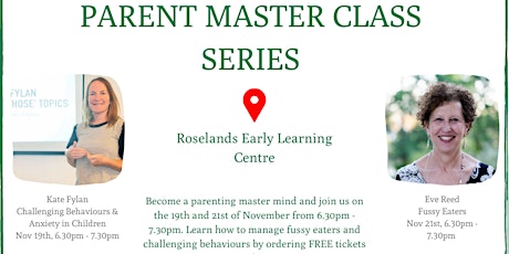 Roselands Parent Master Class Series primary image