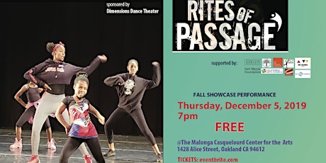 Rites of Passage Fall 2019 Showcase primary image