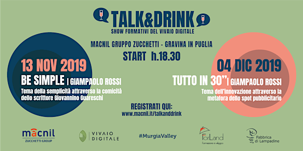 Talk&Drink | Show Formativi del Vivaio Digitale
