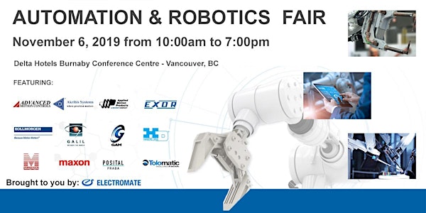 The 2019 Vancouver Automation & Robotics Fair