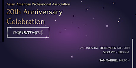 AAPA 20th Anniversary Celebration Gala primary image