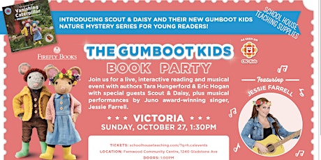 1:30pm Oct 27th, Victoria - Gumboot Kids' Live Show with Jessie Farrell primary image