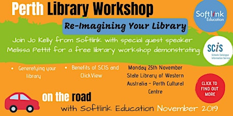 Perth Library Workshop - Re-Imagining Your Library - 25th November 2019 primary image