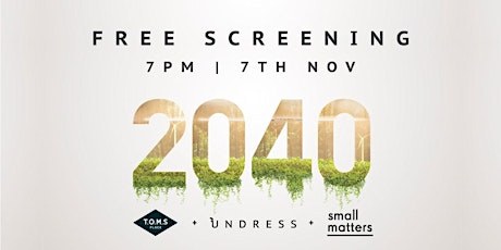 2040 Documentary: Free Screening primary image