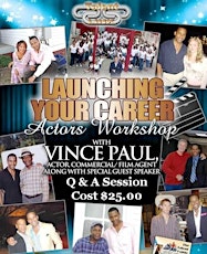 Actors & Models meet TV/Film Agent, Vince Paul & NY Times Author Omar Tyree primary image