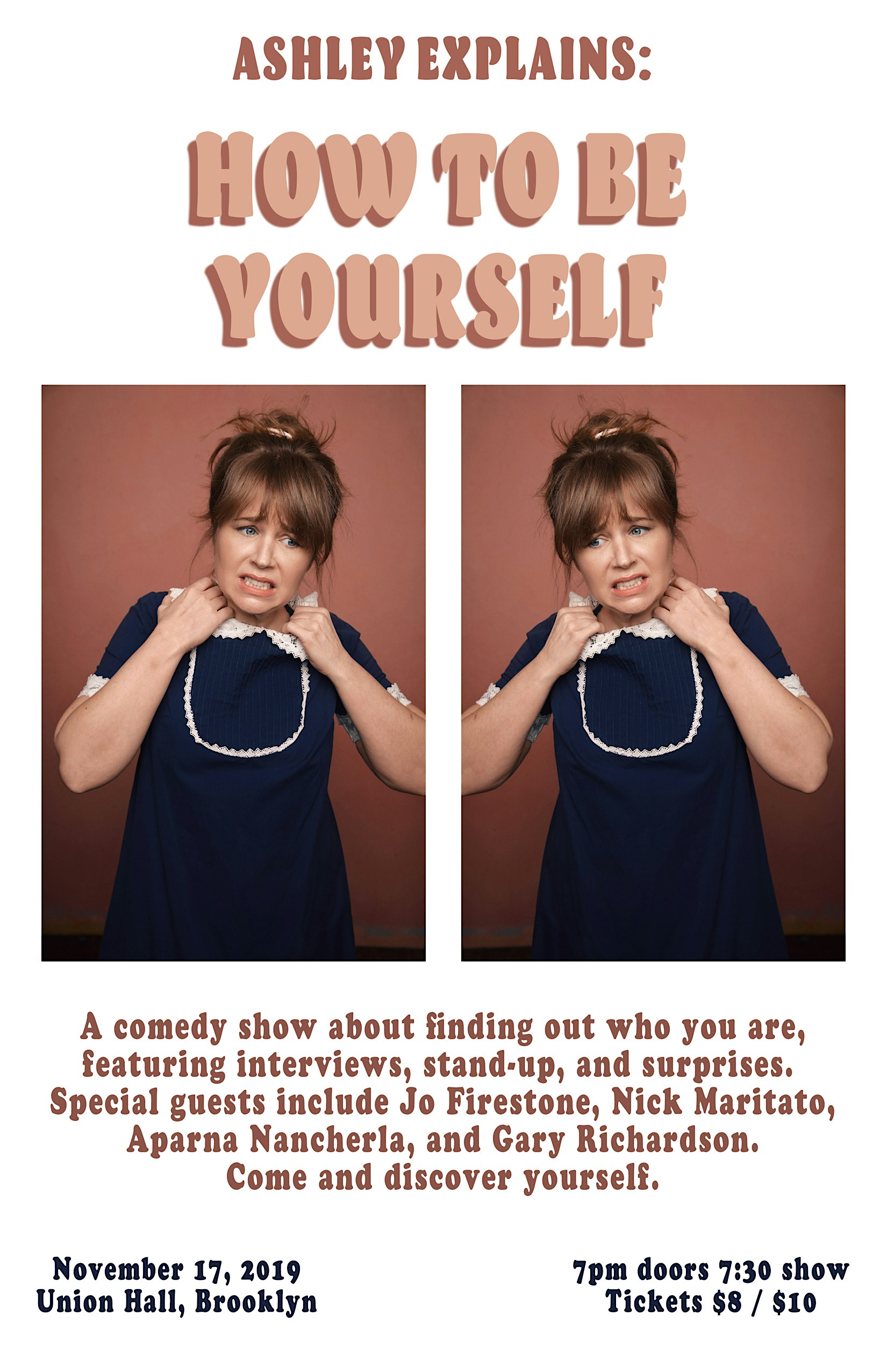 Ashley Explains How To Be Yourself Tickets Union Hall