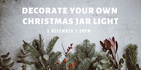 Decorate your own Christmas jar light primary image