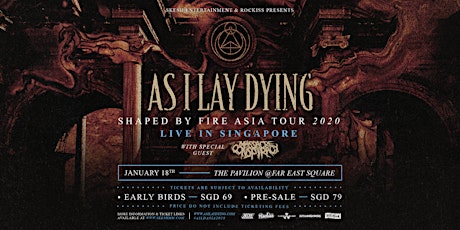 As I Lay Dying Live in Singapore 2020 primary image