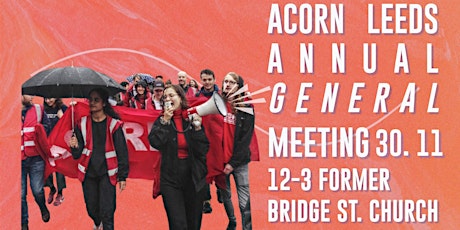 Shape Your Union: ACORN Leeds AGM primary image