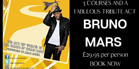 JOIN US FOR A FESTIVE NIGHT OF FUN, FOOD, FIZZ AND BRUNO MARS TRIBUTE! primary image