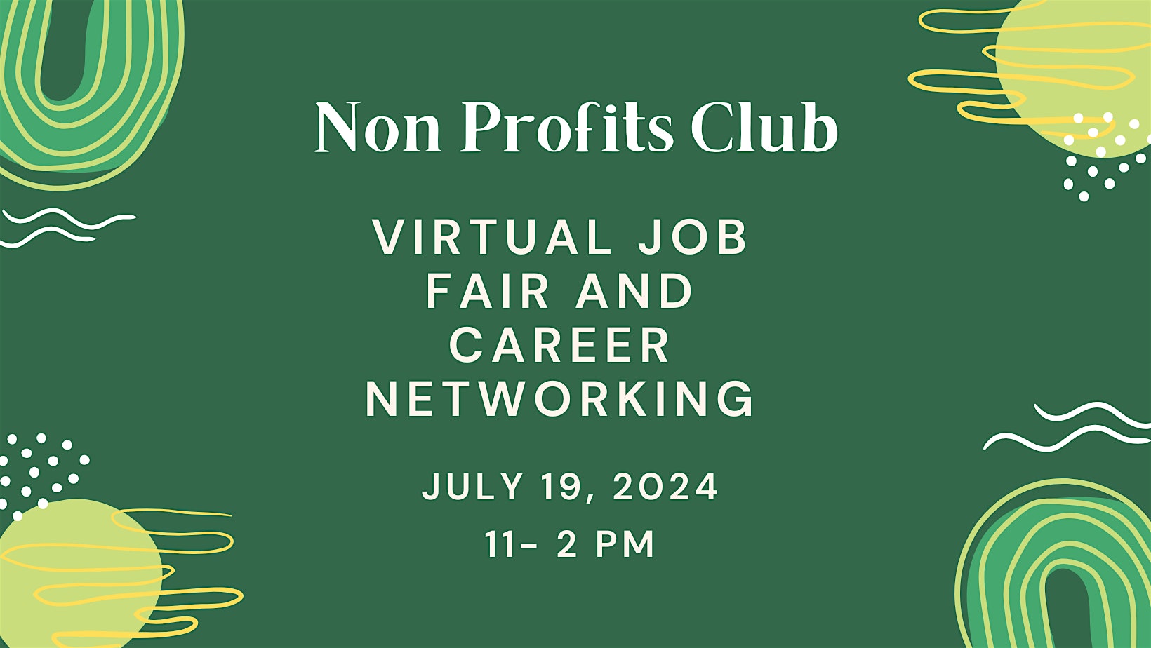 Non Profits Club Virtual Job Fair and Career Networking Event #Oklahoma