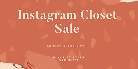 INSTAGRAM CLOSET SALE primary image