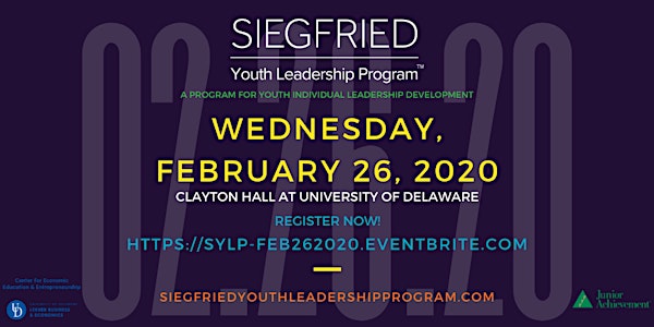 Siegfried Youth Leadership Program - February 26, 2020