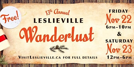 13th Annual Leslieville Wanderlust Tree Lighting Ceremony