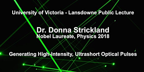 UVic-Lansdowne Public Lecture by Nobel Laureate primary image
