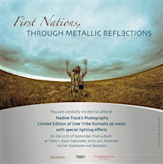 Nadine Track's Photography Limited Edition Of Cree Tribe Portraits on Metal primary image