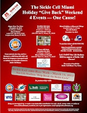 Sickle Cell Miami Holiday "Give Back" Weekend! primary image