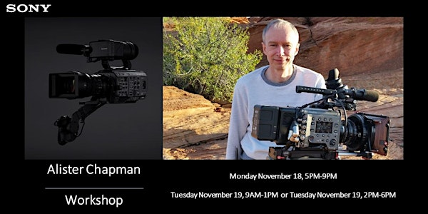 Alister Chapman workshop on the New Sony PXW-FX9 and Venice camera