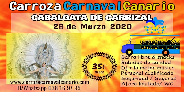 Entradas Carroza Carnaval Carrizal 2020