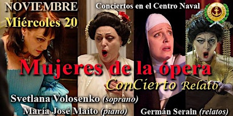 Imagen principal de Mujeres de la Opera (ConCierto Relato)