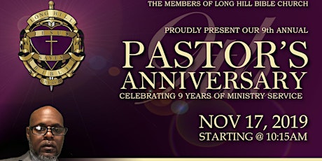 9th Annual Pastoral Anniversary primary image