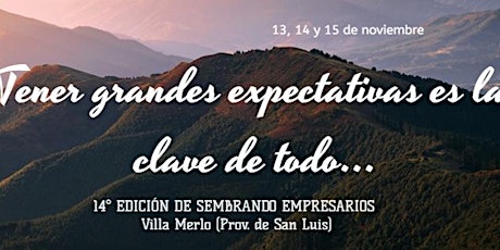 Imagen principal de Certamen "Sembrando Empresarios" Finales Villa Merlo (San Luis)