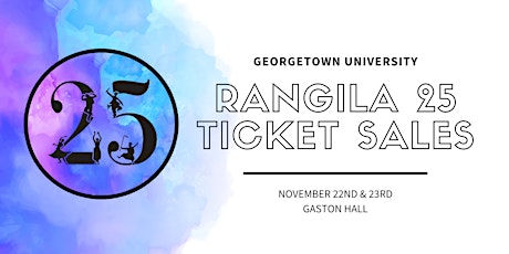Alumni Ticket Sales for Rangila 25! primary image
