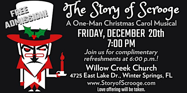 The Story of Scrooge: A One-Man Christmas Carol Musical