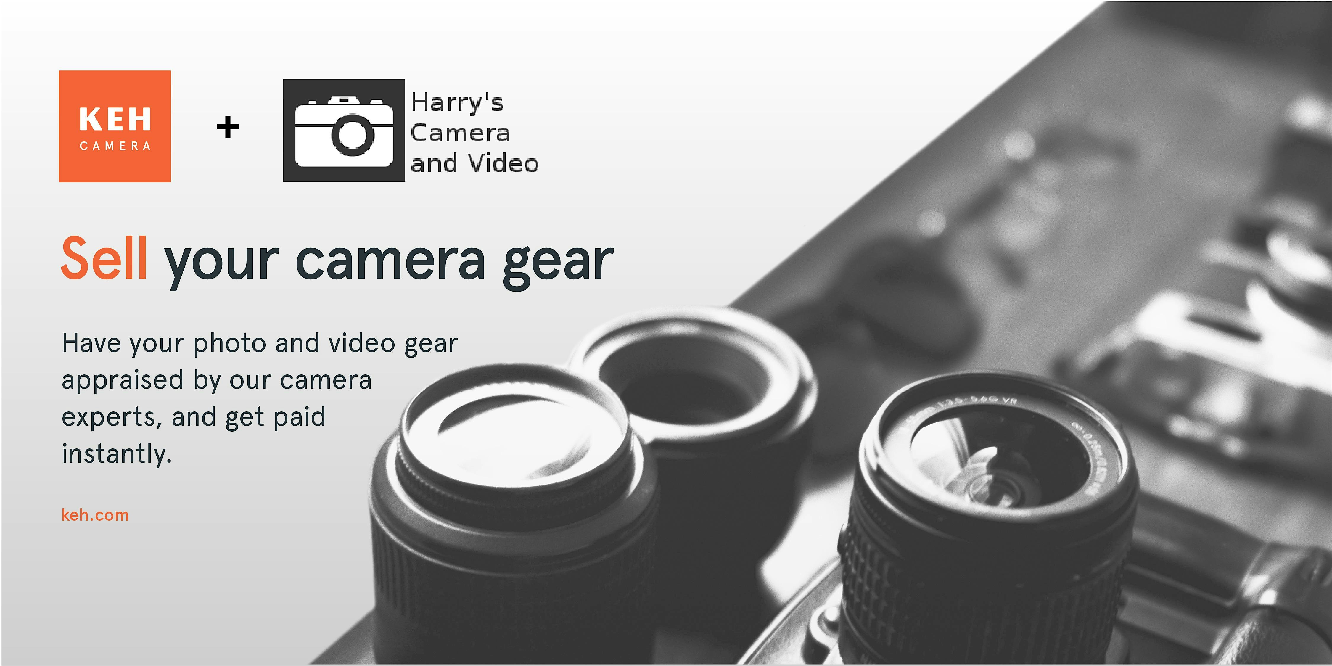 Sell your camera gear (free event) at Harry's Camera & Video
