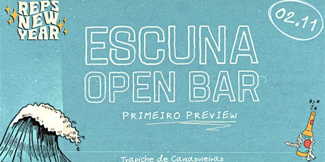 Imagem principal do evento 1º Preview Rep's New Year - Scuna OPEN BAR