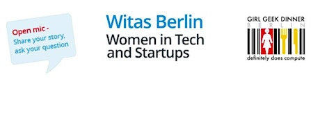 Hauptbild für #Witas - Women in Tech and Startups Berlin, 10.09 7pm at hub:raum