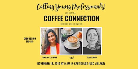 IABCLA Coffee Connection: Young Communication Professionals Nov 16, 2019 primary image