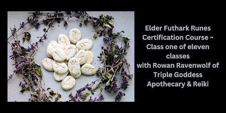 Elder Futhark Runes Certification Course ~ Class 1 The History of Runes primary image