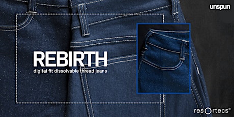 rebirth:: digital fit dissolvable thread jeans by unspun primary image