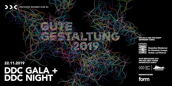 DDC GALA + DDC NIGHT // Preisverleihung „GUTE GESTALTUNG 2019“