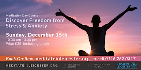 Discover Freedom from Stress & Anxiety: Day course primary image