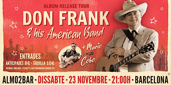 DON FRANK & HIS AMERICAN BAND + MARIO COBO (Barcelona)