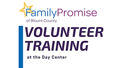 Family Promise of Blount County Volunteer Training primary image