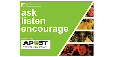 Image principale de CANCELLED - Ask-Listen-Encourage