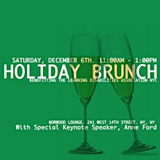Holiday Benefit Brunch with Special Keynote Speaker Anne Ford primary image